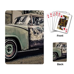 Abandoned Old Car Photo Playing Cards Single Design (rectangle)