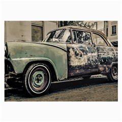 Abandoned Old Car Photo Large Glasses Cloth by dflcprintsclothing