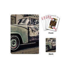 Abandoned Old Car Photo Playing Cards Single Design (mini)