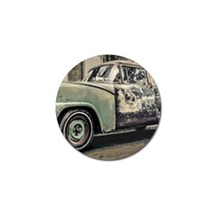 Abandoned Old Car Photo Golf Ball Marker by dflcprintsclothing