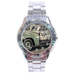 Abandoned Old Car Photo Stainless Steel Analogue Watch by dflcprintsclothing