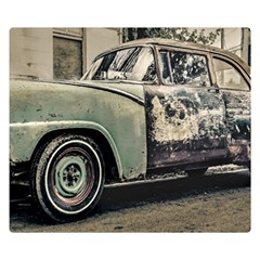 Abandoned Old Car Photo Double Sided Flano Blanket (small)  by dflcprintsclothing