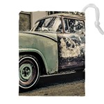 Abandoned Old Car Photo Drawstring Pouch (5XL) Front