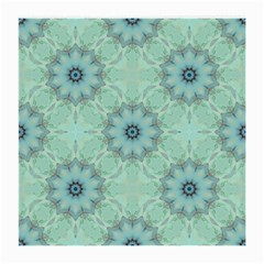 Mint Floral Pattern Medium Glasses Cloth by Dazzleway