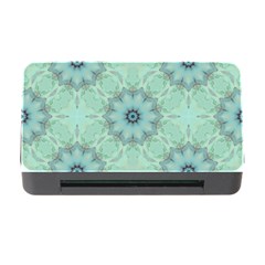 Mint Floral Pattern Memory Card Reader With Cf by Dazzleway