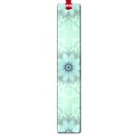 Mint floral pattern Large Book Marks Front