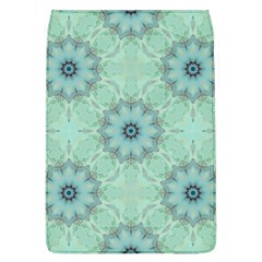 Mint Floral Pattern Removable Flap Cover (l) by Dazzleway