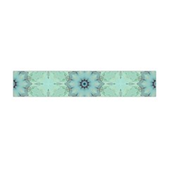 Mint Floral Pattern Flano Scarf (mini) by Dazzleway