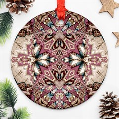 Pink Pattern Ornament (round) by Dazzleway