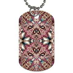 Pink Pattern Dog Tag (one Side) by Dazzleway