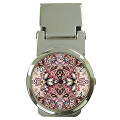 Pink Pattern Money Clip Watches by Dazzleway