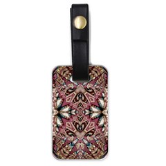 Pink Pattern Luggage Tag (one Side) by Dazzleway