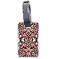 Pink Pattern Luggage Tag (two Sides) by Dazzleway