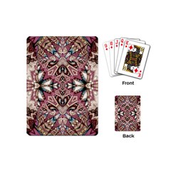 Pink Pattern Playing Cards Single Design (mini) by Dazzleway