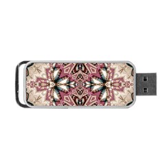 Pink Pattern Portable Usb Flash (one Side) by Dazzleway