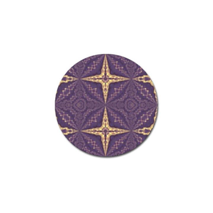 Purple and gold Golf Ball Marker (4 pack)