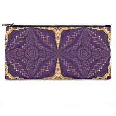 Purple And Gold Pencil Case by Dazzleway