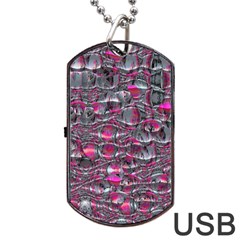 Robot Tastebuds Dog Tag Usb Flash (two Sides) by MRNStudios