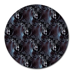 Black Pearls Round Mousepads by MRNStudios