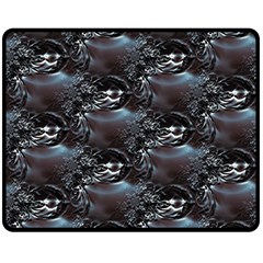 Black Pearls Double Sided Fleece Blanket (medium)  by MRNStudios