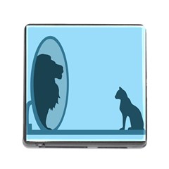 Cat Mirror Lion Memory Card Reader (square 5 Slot)