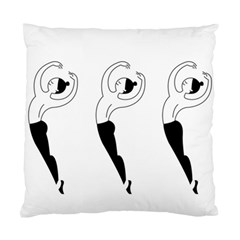 Classical Ballet Dancers Standard Cushion Case (one Side) by Mariart