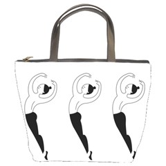 Classical Ballet Dancers Bucket Bag by Mariart