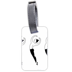 Classical Ballet Dancers Luggage Tag (two Sides) by Mariart