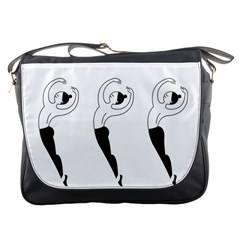 Classical Ballet Dancers Messenger Bag by Mariart