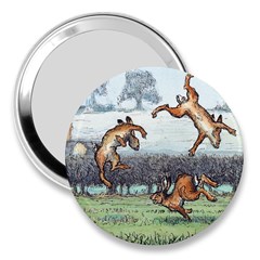 Happy Is The Hare At Morning - By Larenard 3  Handbag Mirrors by LaRenard