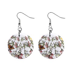 Lady Of The Flowers - By Larenard Mini Button Earrings by LaRenard