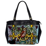 The Illustrated Alphabet - H - by LaRenard Oversize Office Handbag Front