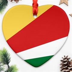 Seychelles Flag Ornament (heart) by FlagGallery