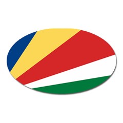 Seychelles Flag Oval Magnet by FlagGallery