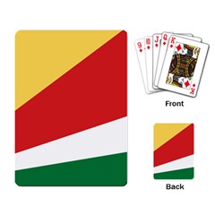 Seychelles Flag Playing Cards Single Design (rectangle) by FlagGallery