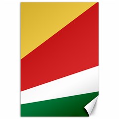 Seychelles Flag Canvas 12  X 18  by FlagGallery