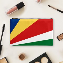 Seychelles Flag Cosmetic Bag (medium) by FlagGallery