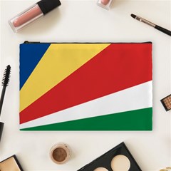 Seychelles Flag Cosmetic Bag (large) by FlagGallery