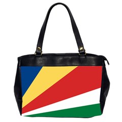 Seychelles Flag Oversize Office Handbag (2 Sides) by FlagGallery