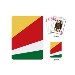 Seychelles Flag Playing Cards Single Design (mini) by FlagGallery