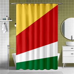 Seychelles Flag Shower Curtain 48  X 72  (small)  by FlagGallery