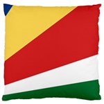 Seychelles flag Large Cushion Case (Two Sides) Back