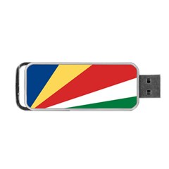 Seychelles Flag Portable Usb Flash (two Sides) by FlagGallery