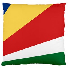 Seychelles Flag Large Flano Cushion Case (one Side) by FlagGallery