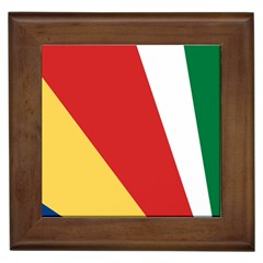 Seychelles-flag12 Framed Tile by FlagGallery