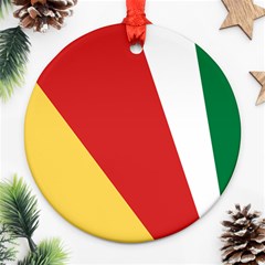 Seychelles-flag12 Ornament (round) by FlagGallery