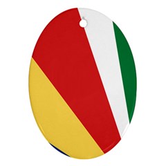 Seychelles-flag12 Ornament (oval) by FlagGallery