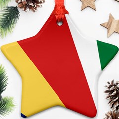 Seychelles-flag12 Ornament (star) by FlagGallery