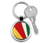 Seychelles-flag12 Key Chain (Round) Front