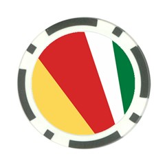 Seychelles-flag12 Poker Chip Card Guard by FlagGallery